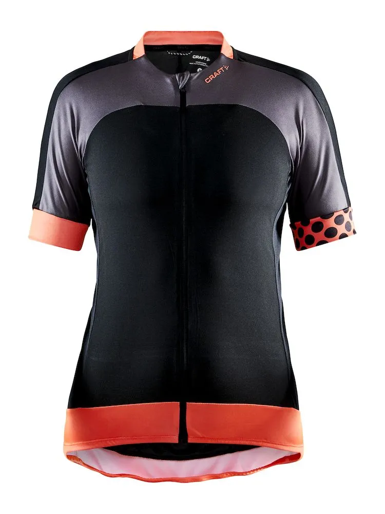 Craft Block Jersey Women Svart/Orange Craft Block Jersey Women Svart/Orange