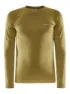 Craft Core Dry Active Comfort Långärmat Baselayer, Gul