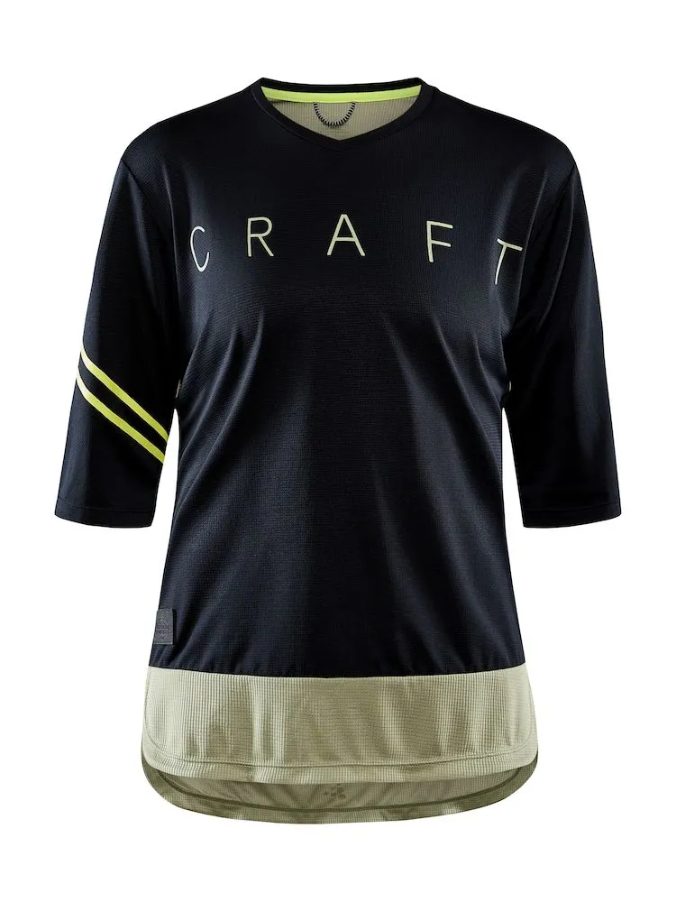 Craft Core Offroad XT Kortärmad Jersey Till Kvinnor Svart Craft Core Offroad XT Kortärmad Jersey Till Kvinnor Svart