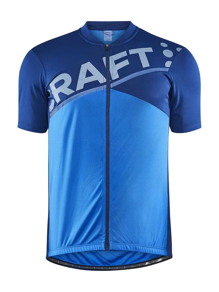 Craft Endur Logo Jersey Med Skrift, Blå, S Craft Endur Logo Jersey Med Skrift, Blå, S