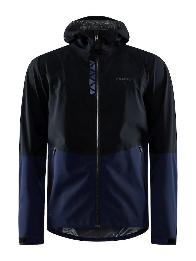 Craft Offroad Hydro Vind och Vattentät Cykeljacka Svart/Navy Blå Craft Offroad Hydro Vind och Vattentät Cykeljacka Svart/Navy Blå