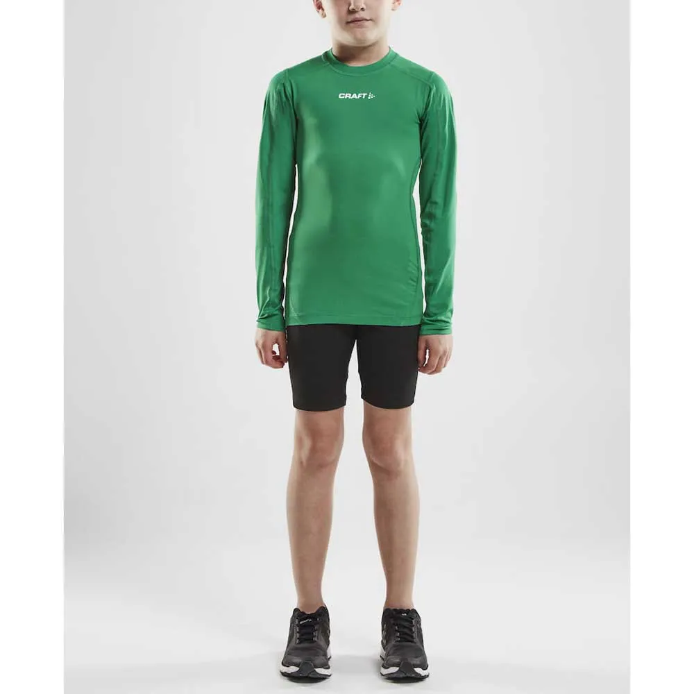 Craft Pro Control Compression Långärmad Baslager, Team green, 8-10Y Craft Pro Control Compression Långärmad Baslager, Team green, 8-10Y
