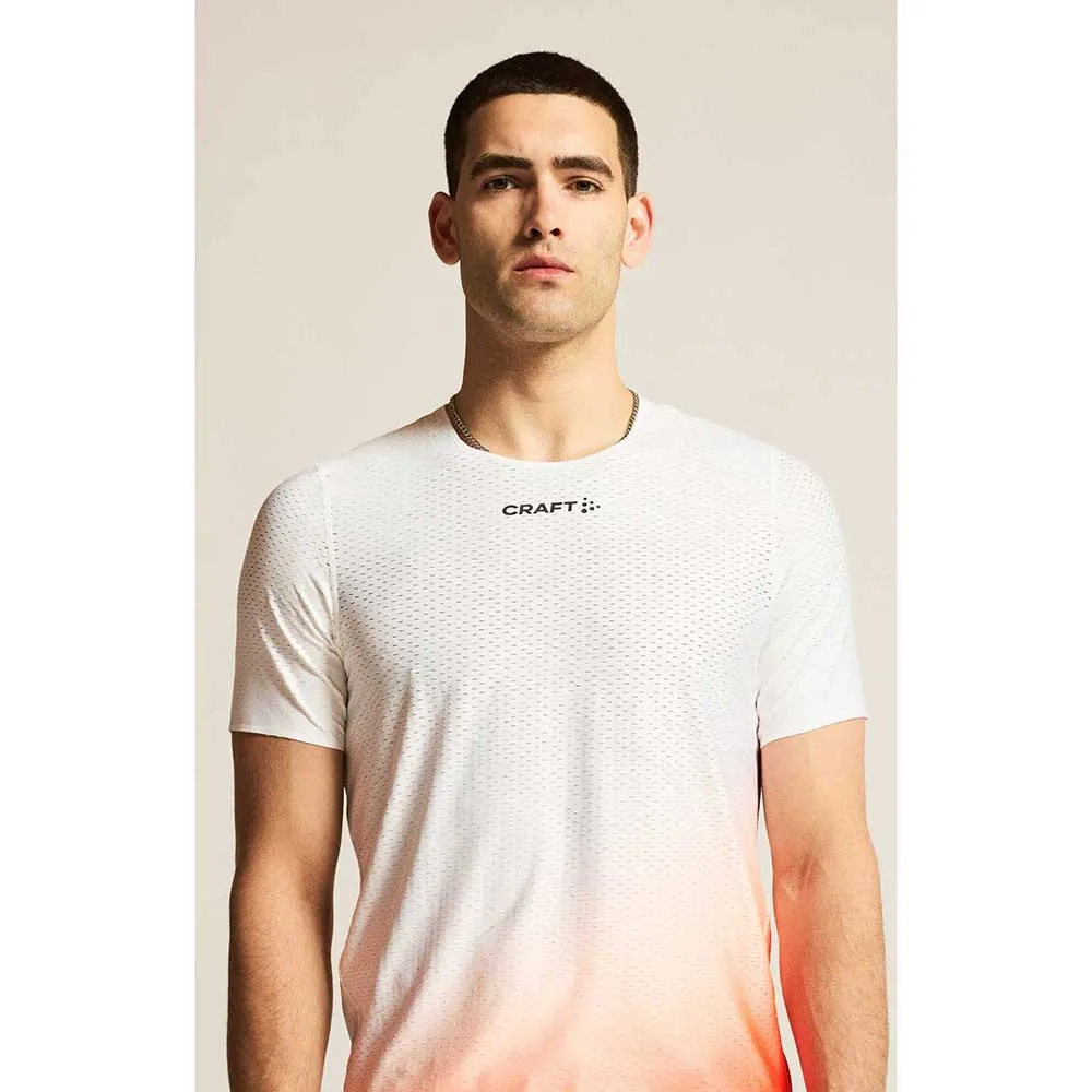 Craft Race Day T-shirt Med Korta ärmar male, White / multi
