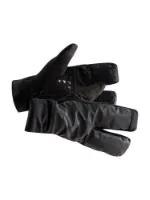 Craft Siberian Split finger handskar svart/neon-flou Craft Siberian Split finger handskar svart/neon-flou
