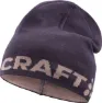 Craft Unisex Adv Nordic Training Merino Logo Hat, Dk plum
