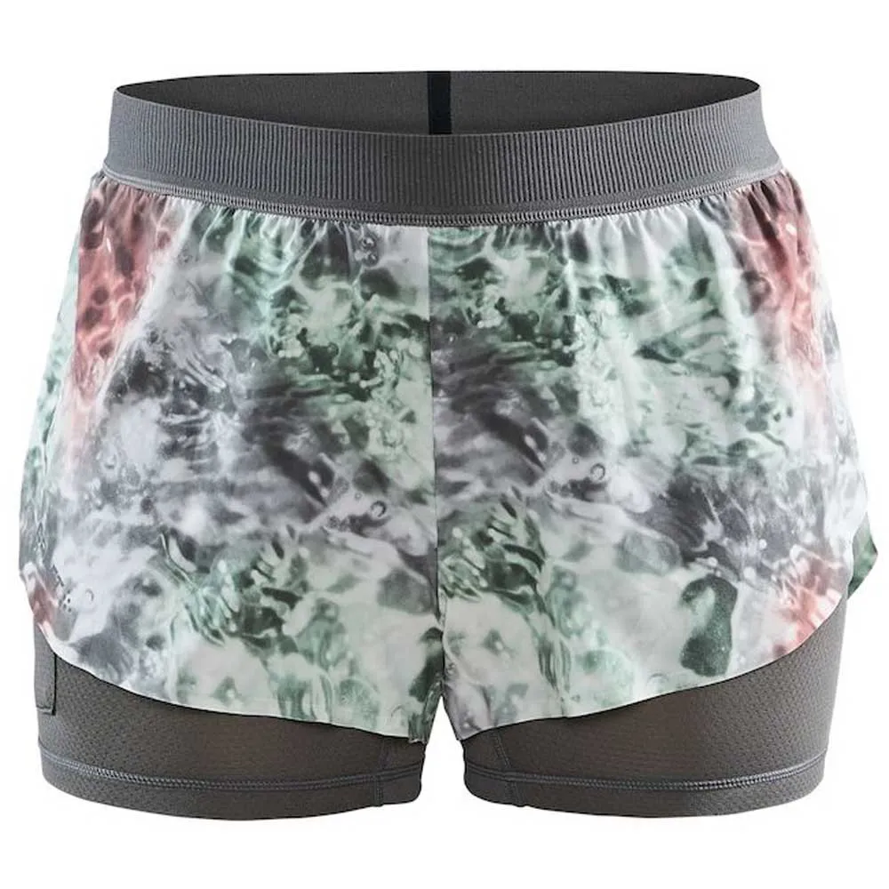 Craft Vent Racing 2-i-1 Shorts female, Multi / neo