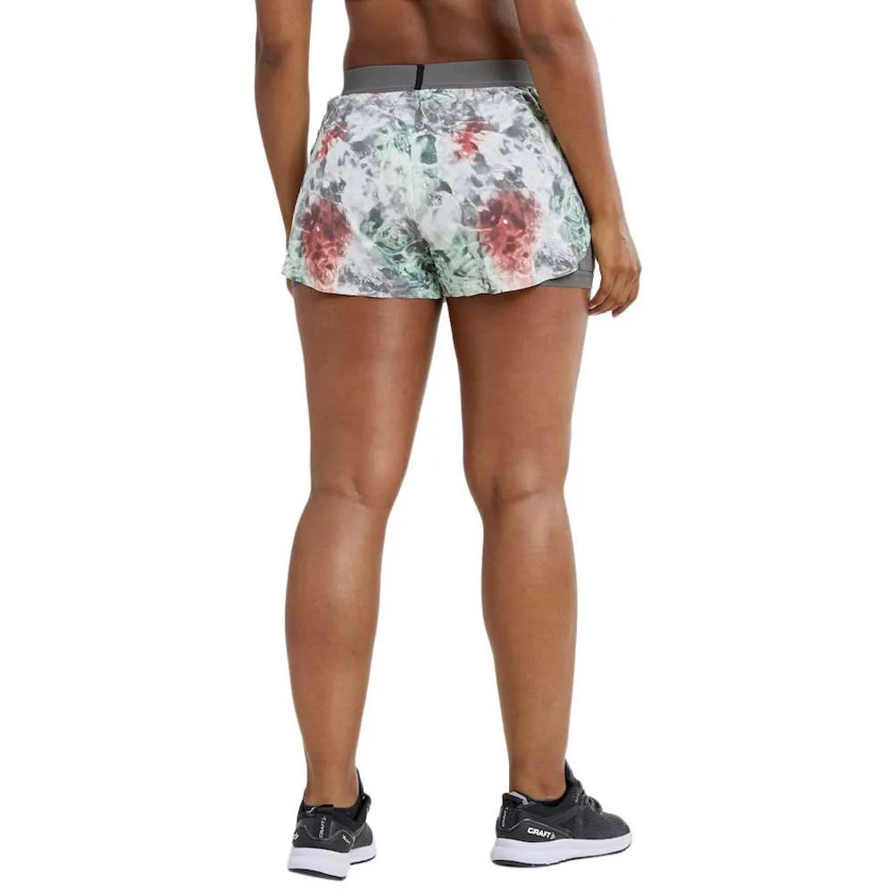 Craft Vent Racing 2-i-1 Shorts female, Multi / neo