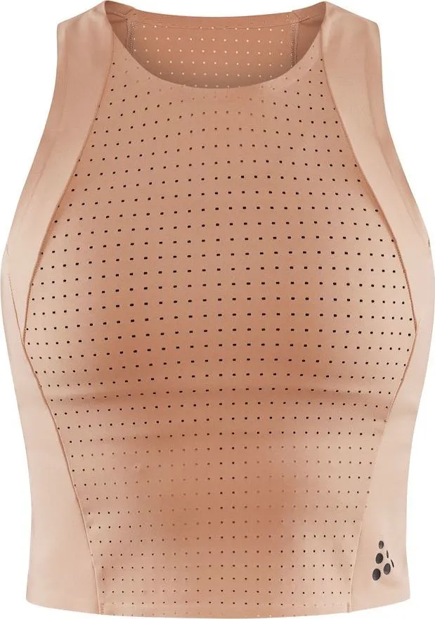 Craft Women's Adv Hit Perforated Tank, Cliff