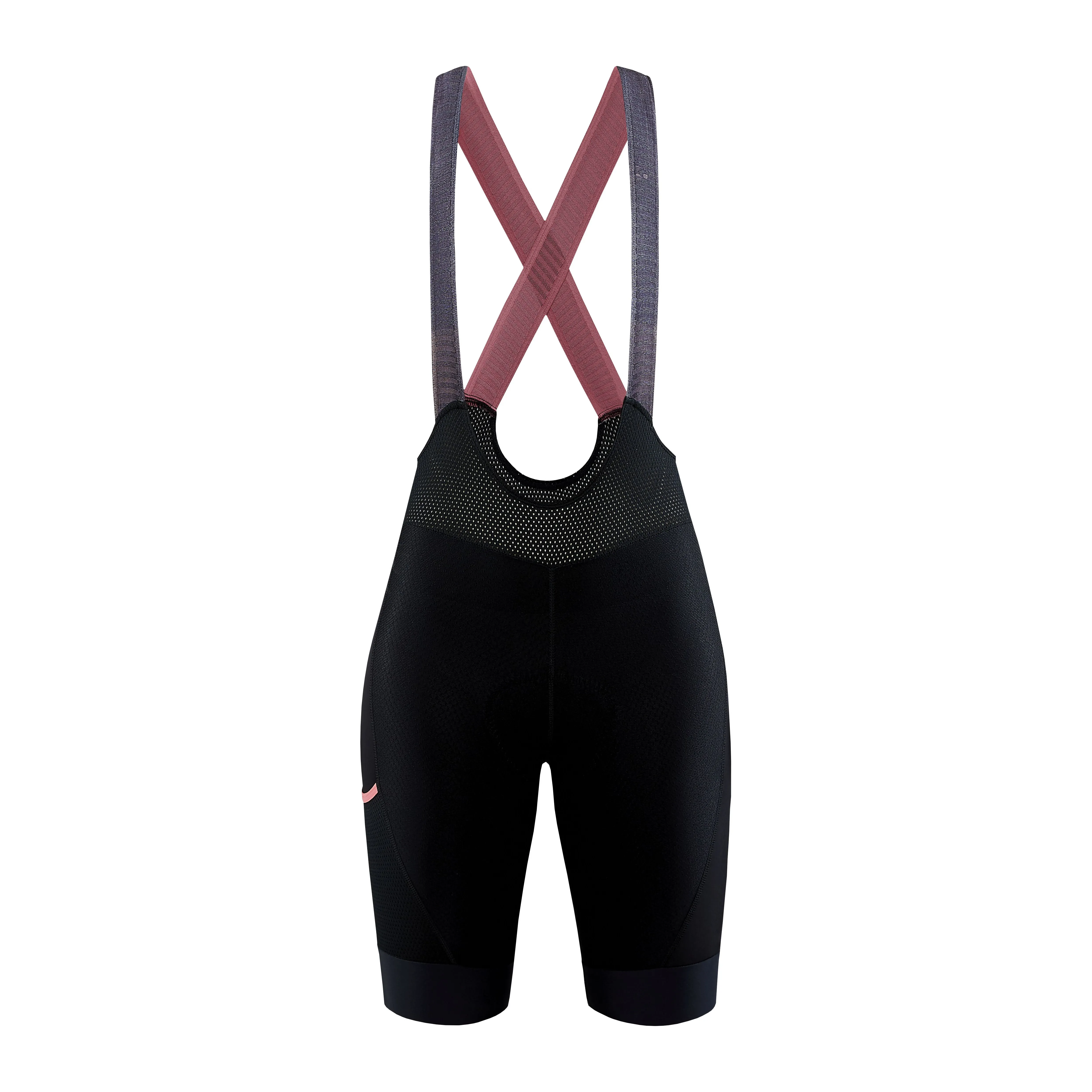 Craft Women's Adv Offroad Bib Shorts, Black/Coral Craft Women's Adv Offroad Bib Shorts, Black/Coral