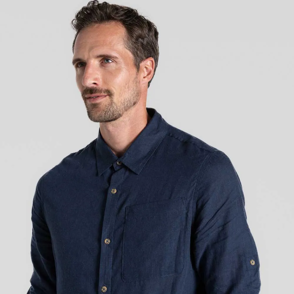 Craghoppers Alexis Skjorta Med Långa ärmar, Blue navy