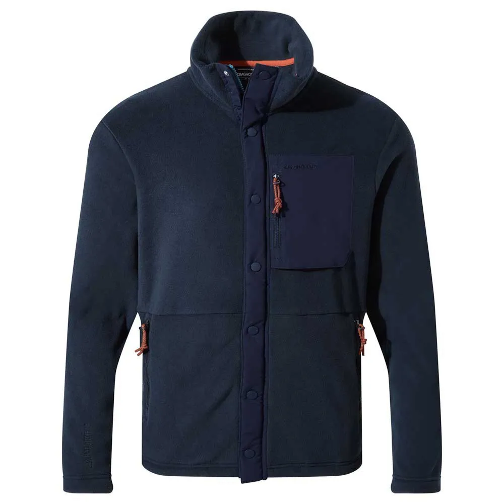 Craghoppers Argo Fleecejacka Med Dragkedja, Blue navy