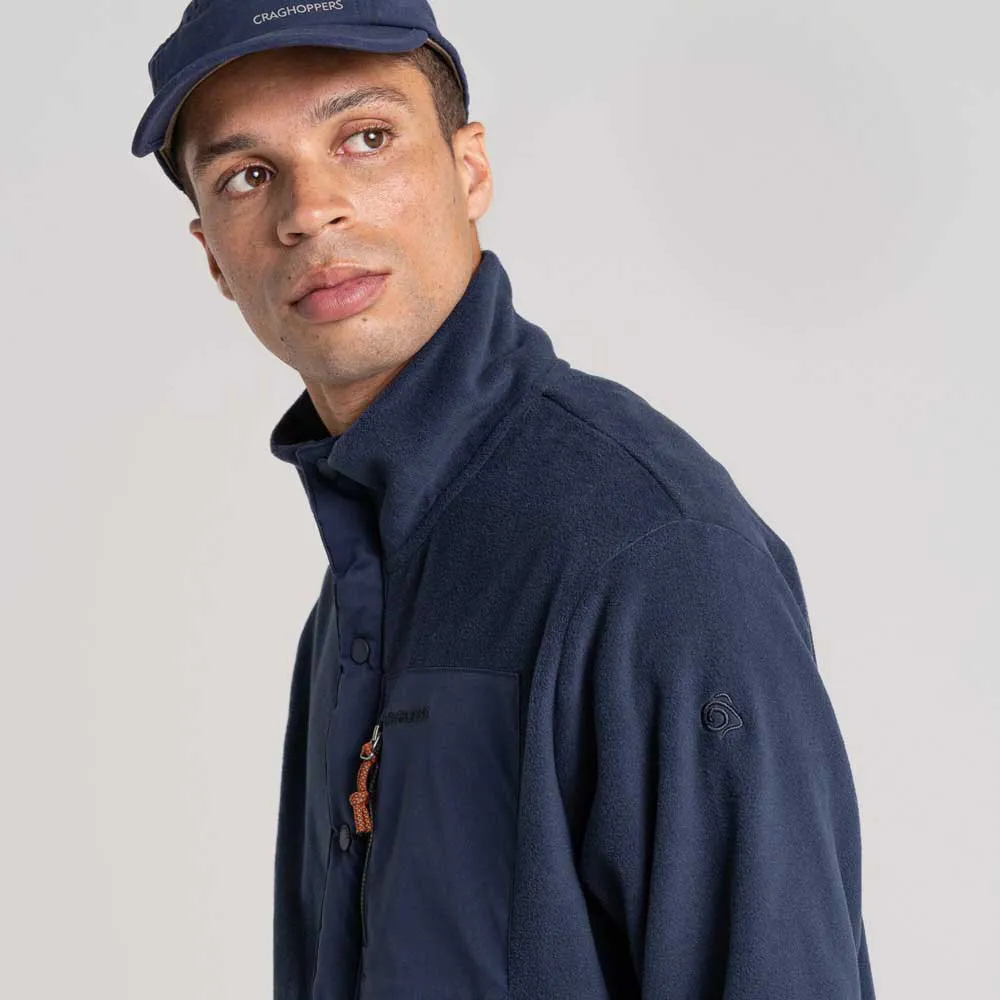 Craghoppers Argo Fleecejacka Med Dragkedja, Blue navy