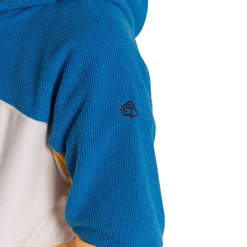 Craghoppers Bindloe Fleece, Howlite blue / warbler yellow, 3-4Y