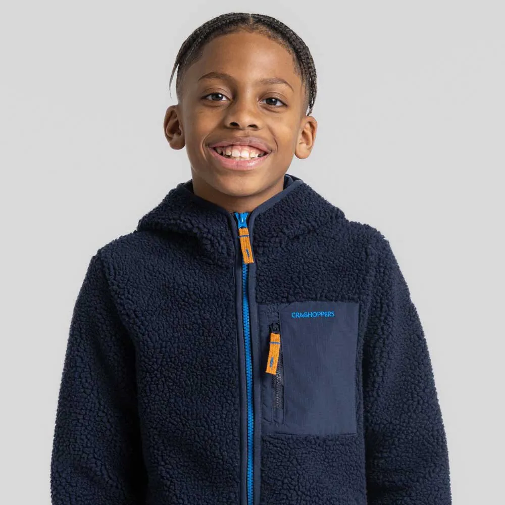 Craghoppers Boyne Fleecejacka Med Dragkedja, Blue navy, 5-6Y