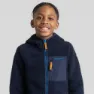 Craghoppers Boyne Fleecejacka Med Dragkedja, Blue navy, 5-6Y