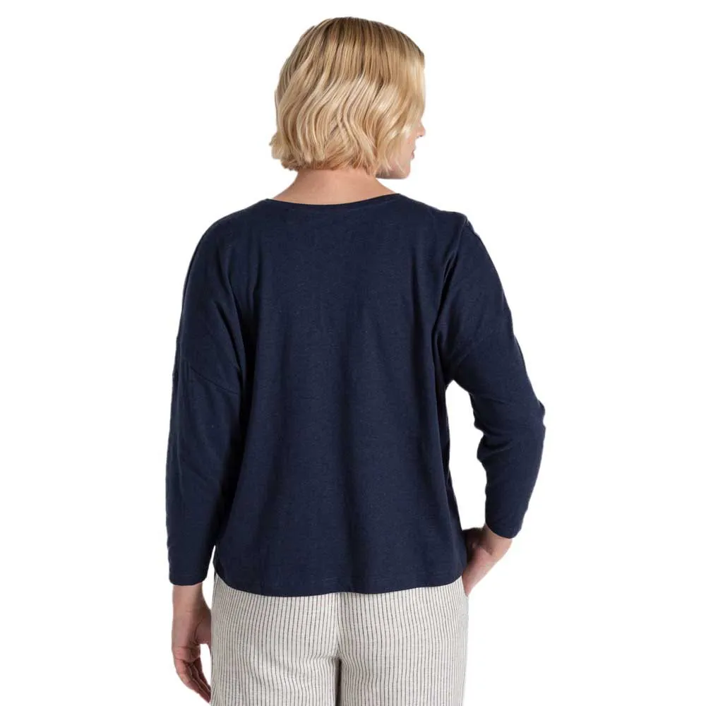 Craghoppers Emere T-shirt Med Lång ärm, Blue navy Craghoppers Emere T-shirt Med Lång ärm, Blue navy