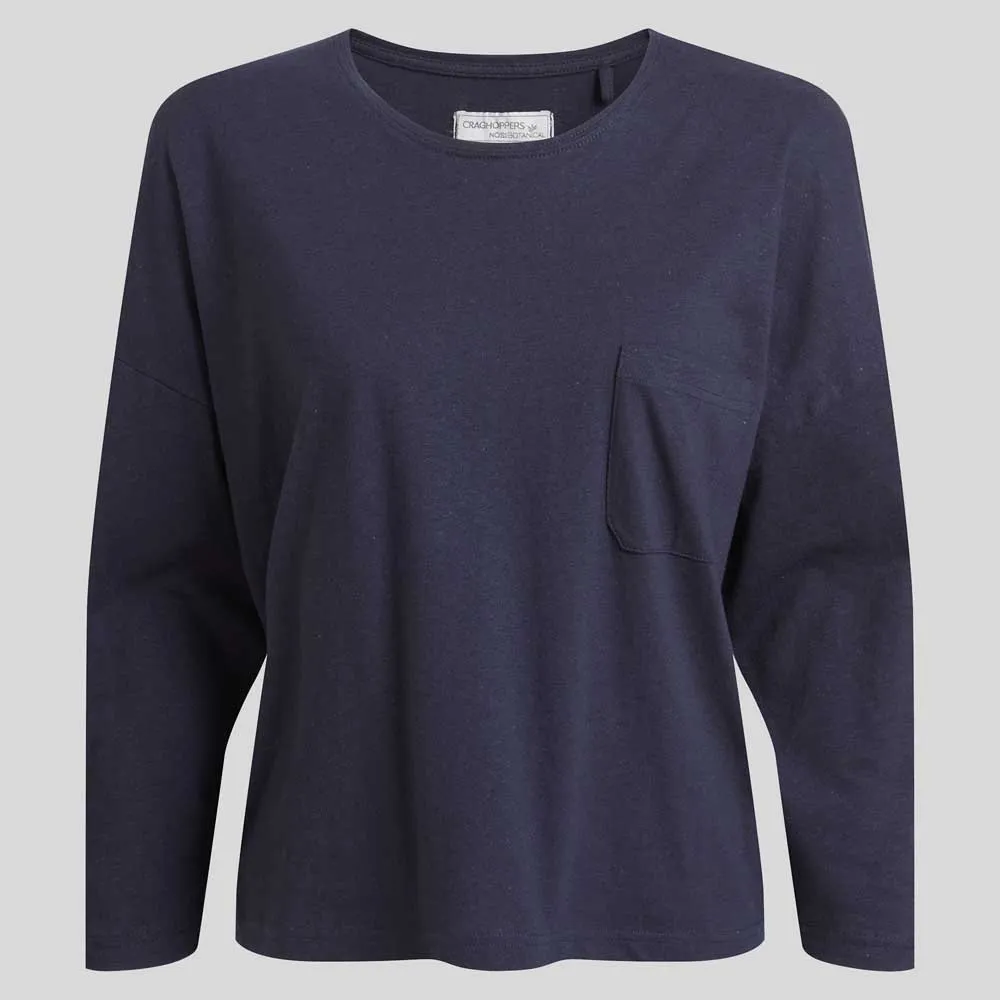 Craghoppers Emere T-shirt Med Lång ärm, Blue navy Craghoppers Emere T-shirt Med Lång ärm, Blue navy