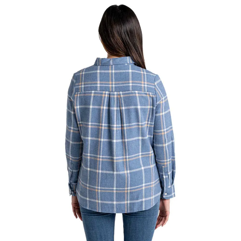 Craghoppers Emie Skjorta Med Långa ärmar, Teak blue marl check