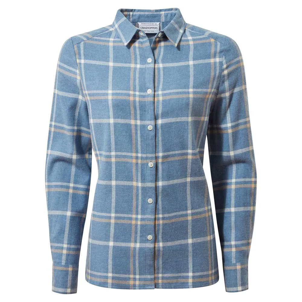 Craghoppers Emie Skjorta Med Långa ärmar, Teak blue marl check