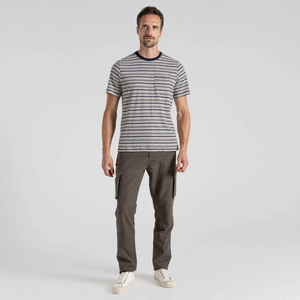 Craghoppers Mollugo T-shirt Med Korta ärmar, Blue navy stripe