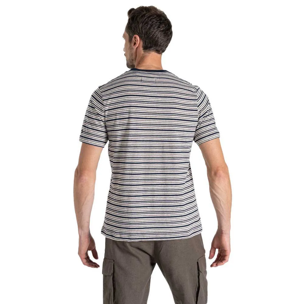 Craghoppers Mollugo T-shirt Med Korta ärmar, Blue navy stripe
