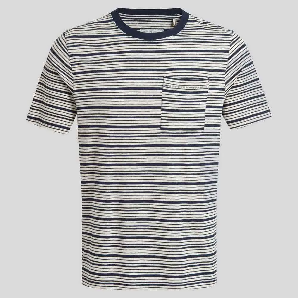 Craghoppers Mollugo T-shirt Med Korta ärmar, Blue navy stripe