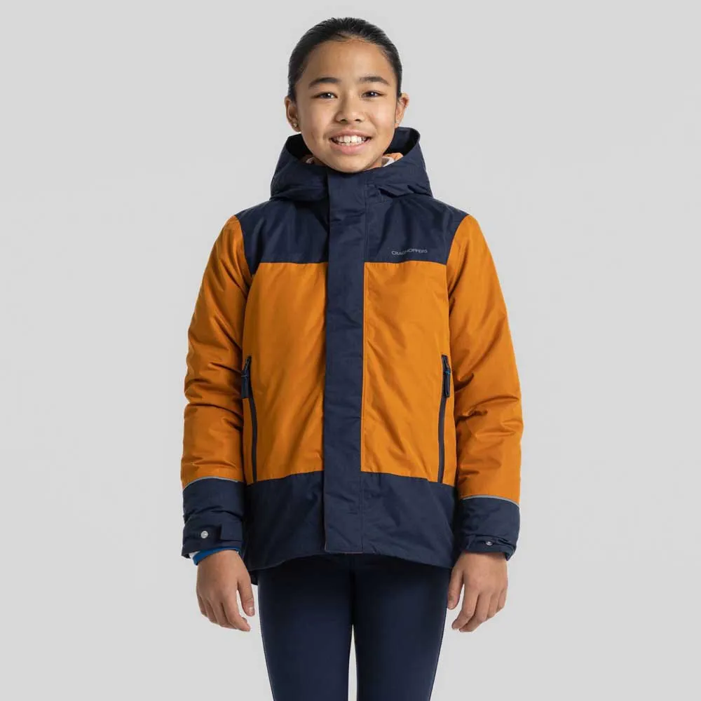 Craghoppers Nephin Jacka, Pumpkin spice / blue navy, 3-4Y