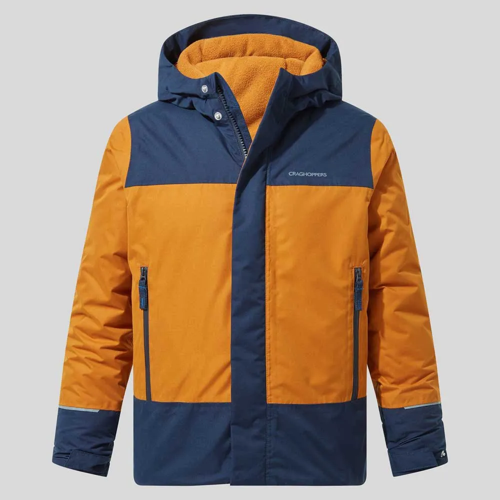 Craghoppers Nephin Jacka, Pumpkin spice / blue navy, 3-4Y