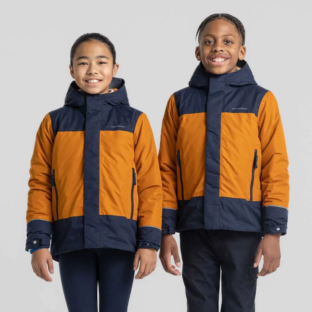 Craghoppers Nephin Jacka, Pumpkin spice / blue navy, 3-4Y
