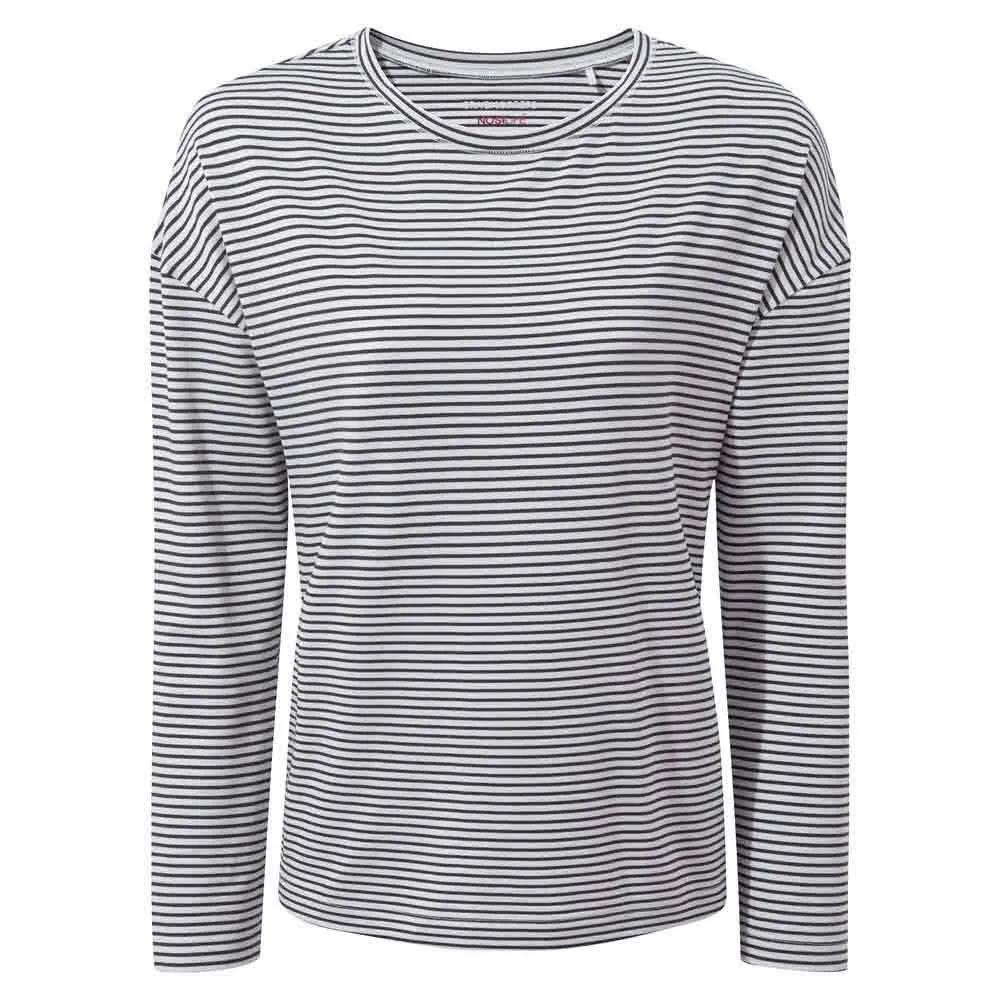 Craghoppers Nosilife Cora T-shirt Med Lång ärm, Blue navy stripe