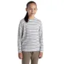 Craghoppers Nosilife Cruz T-shirt Med Lång ärm Refurbished, Blue navy stripe, 9-10Y