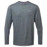 Craghoppers Nosilife Talen T-shirt Med Lång ärm, Black pepper marl