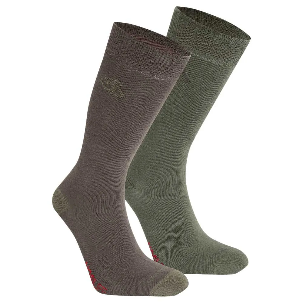 Craghoppers Nosilife Twin Pack Half Långa Strumpor