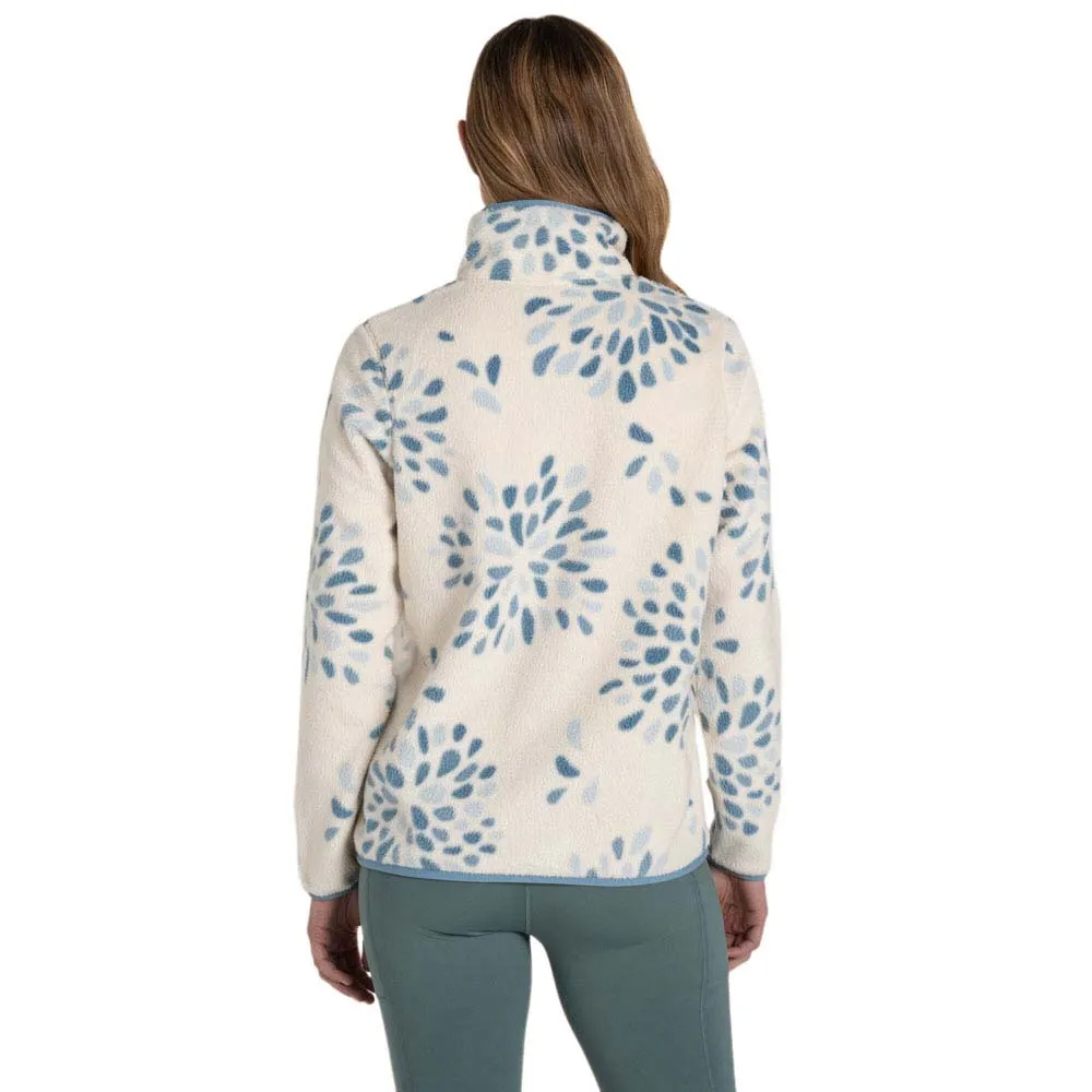 Craghoppers Rosemary Fleece Med Halv Dragkedja, Sky print