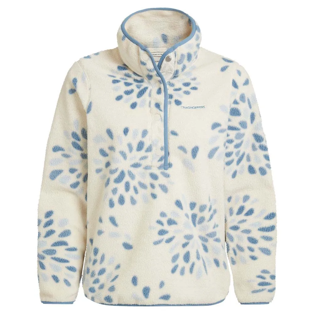 Craghoppers Rosemary Fleece Med Halv Dragkedja, Sky print
