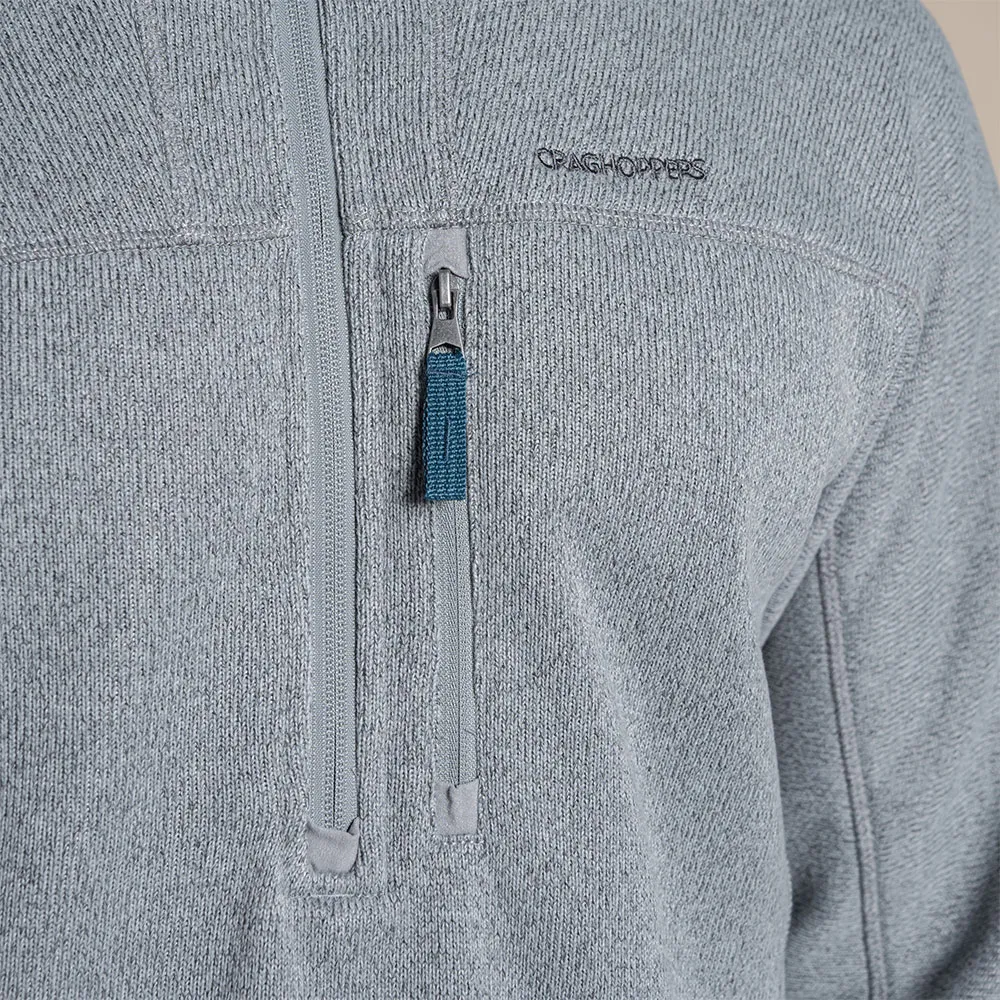 Craghoppers Torney Iii Fleece Med Halv Dragkedja, Cloud grey