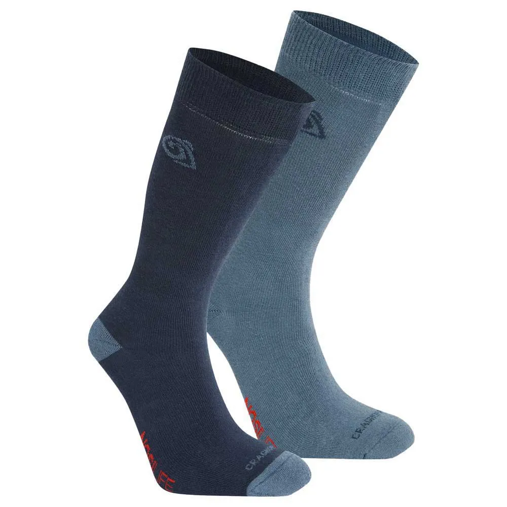 Craghoppers Unisex Insect Repellent Twin Pack Socks Craghoppers Unisex Insect Repellent Twin Pack Socks