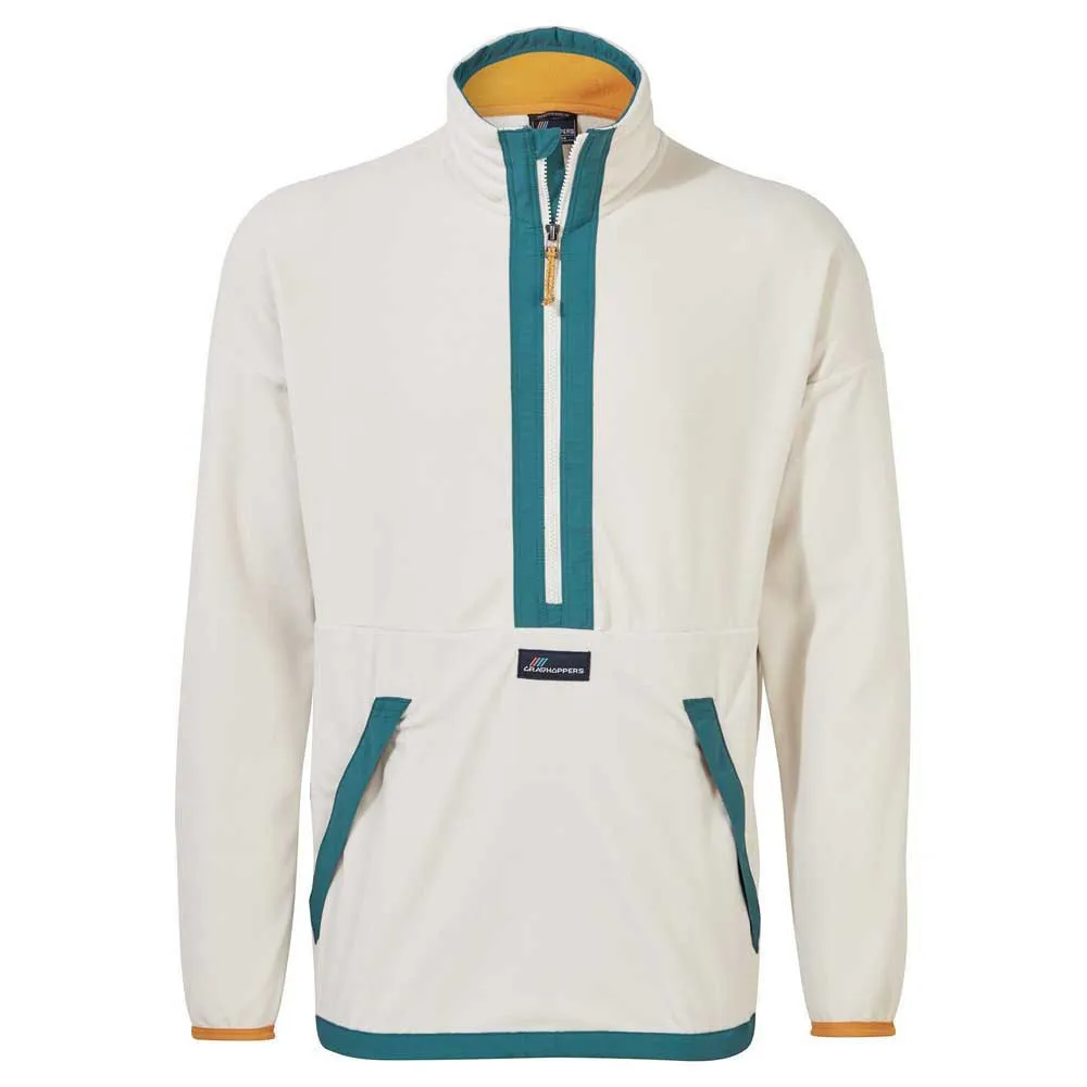 Craghoppers Welwood Fleece Med Halv Dragkedja, Ecru