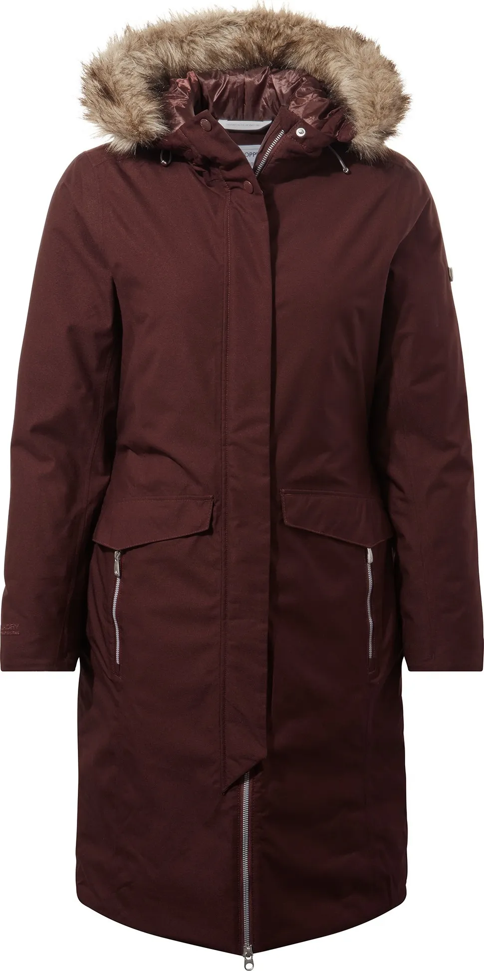 Craghoppers Women's Suona Jacket, Deep garnet marl