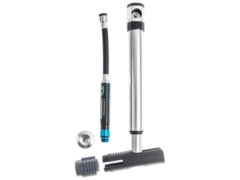 Crankbrothers Klic HP Gauge+Co2 pump, Svart