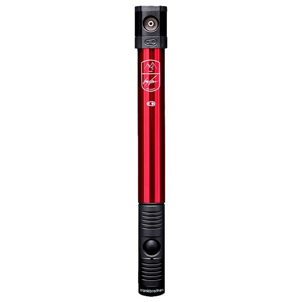 Crankbrothers Klic Hv Leogang Mini Pump, Black / red, 110psi