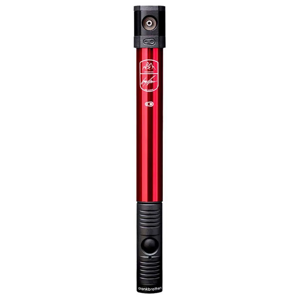Crankbrothers Klic Hv Mont Sainte Anne Mini Pump, Black / red, 110psi