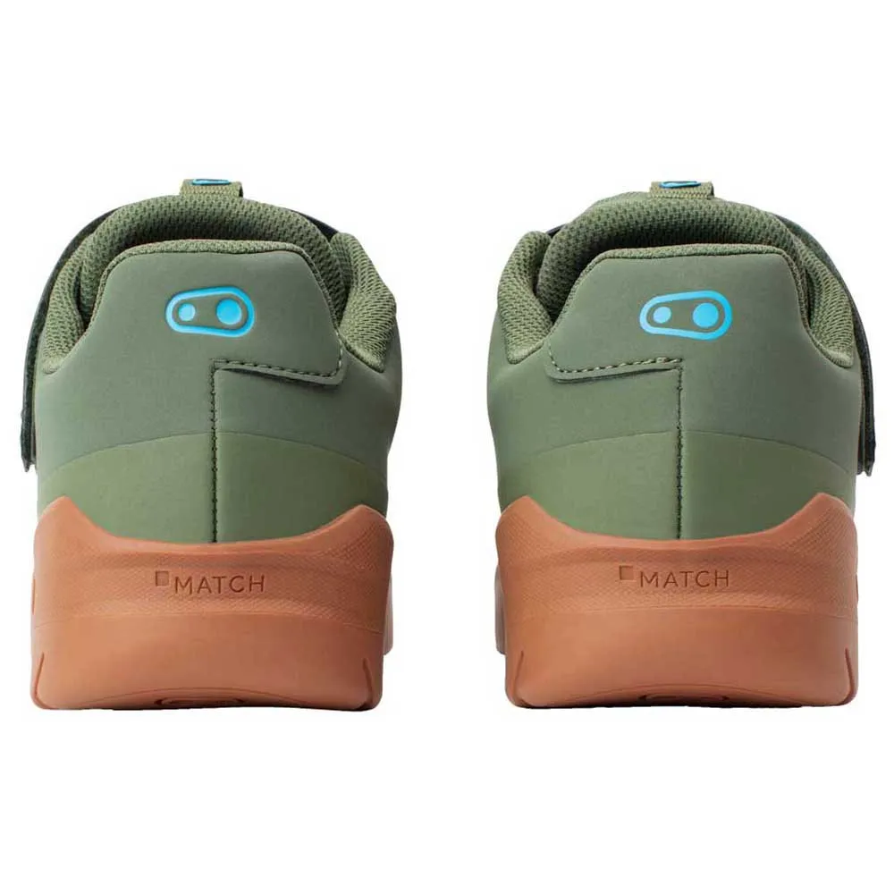 Crankbrothers Mallet E Gum Outsole Mtb-skor, Green / Blue Crankbrothers Mallet E Gum Outsole Mtb-skor, Green / Blue