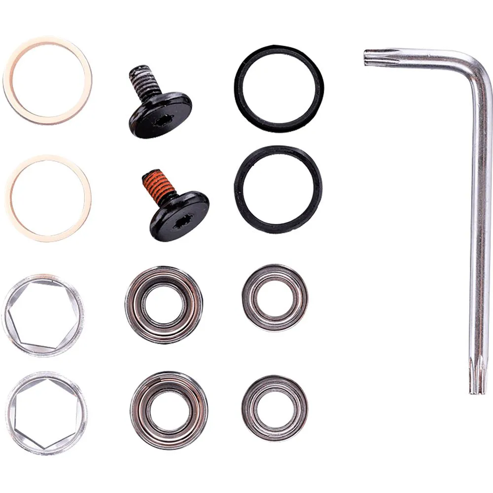 Crankbrothers Stamp 2/3 Pedalombyggnadssats, Silver, One Size