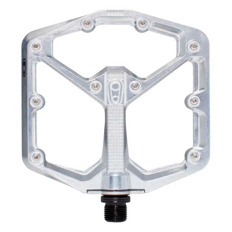 Crankbrothers Stamp 7 Large High Polish Cykelpedaler, Silver, One Size