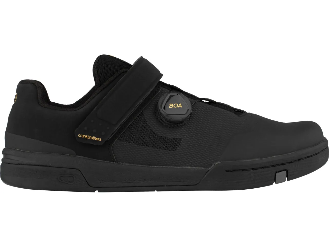 Crankbrothers Stamp BOA MTB Schuhe, Black / gold Crankbrothers Stamp BOA MTB Schuhe, Black / gold