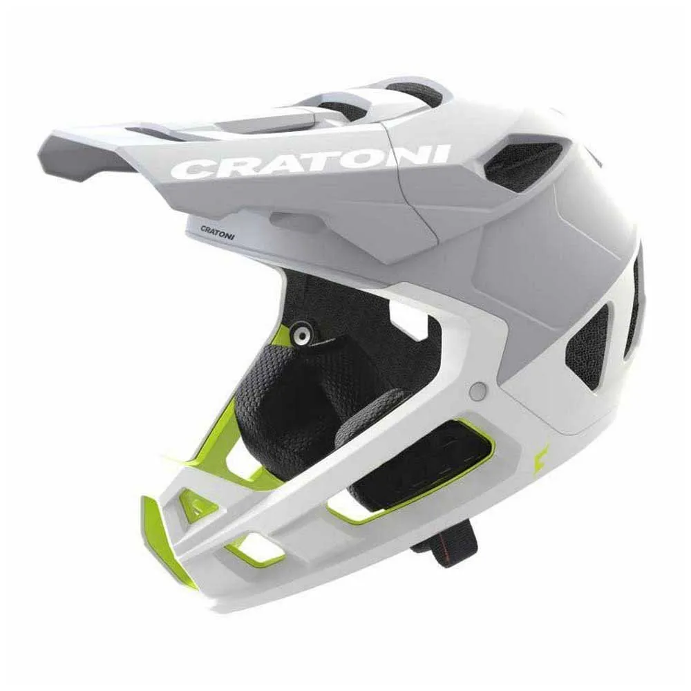 CRATONI Interceptor 2.0 Downhillhjälm, White matt CRATONI Interceptor 2.0 Downhillhjälm, White matt