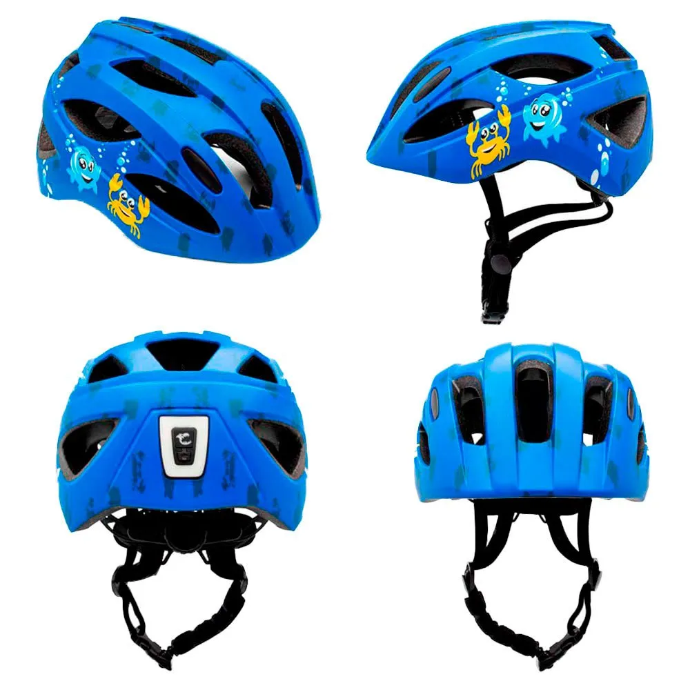 Crazy Safety Bike Blue Sea Cool Juniorhjälm, One size Crazy Safety Bike Blue Sea Cool Juniorhjälm, One size