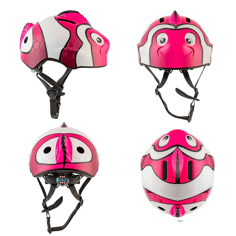 Crazy Safety Clown Fish Juniorhjälm, Pink Crazy Safety Clown Fish Juniorhjälm, Pink