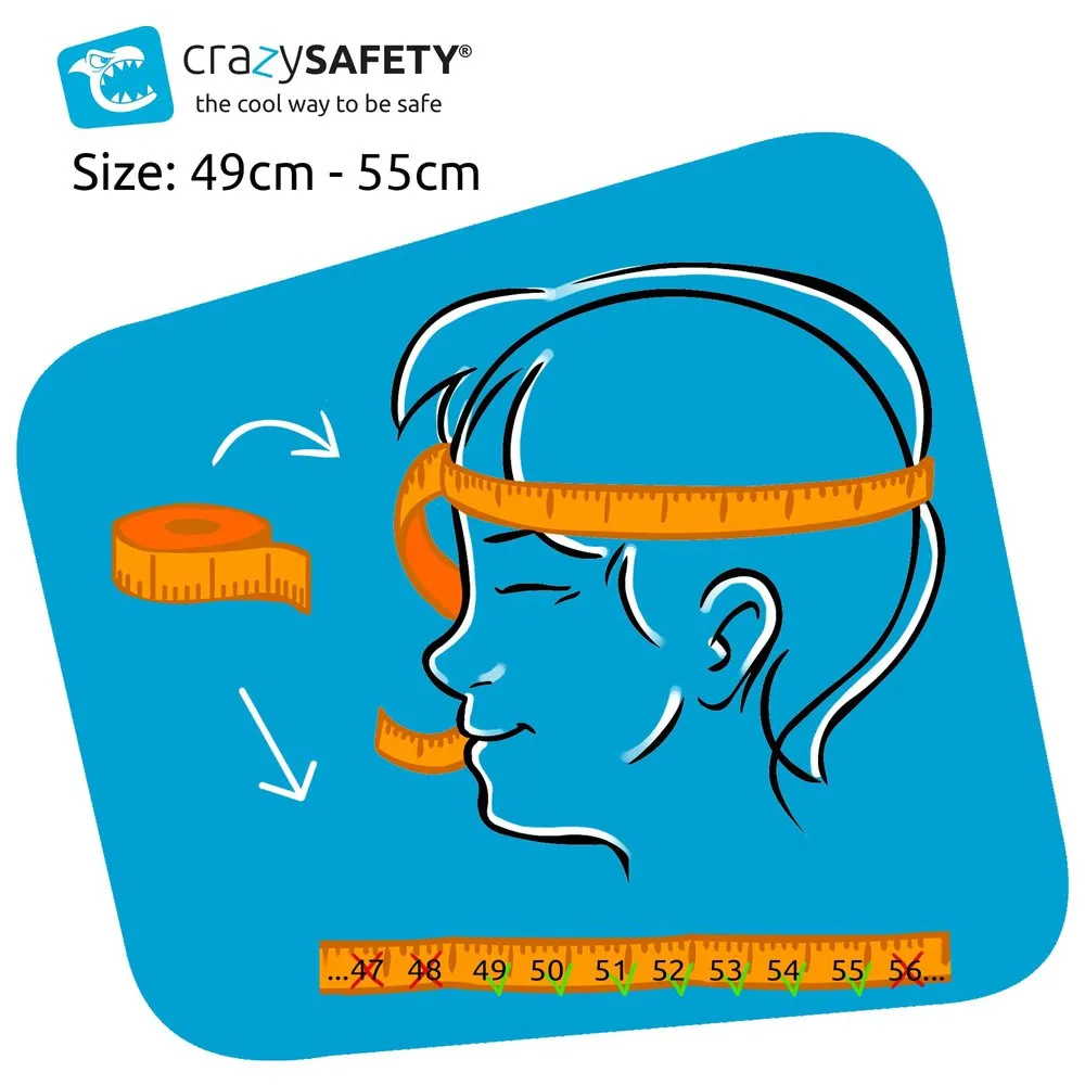Crazy Safety Clown Fish Juniorhjälm, Pink Crazy Safety Clown Fish Juniorhjälm, Pink